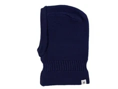 Huttelihut navy balaclava uld